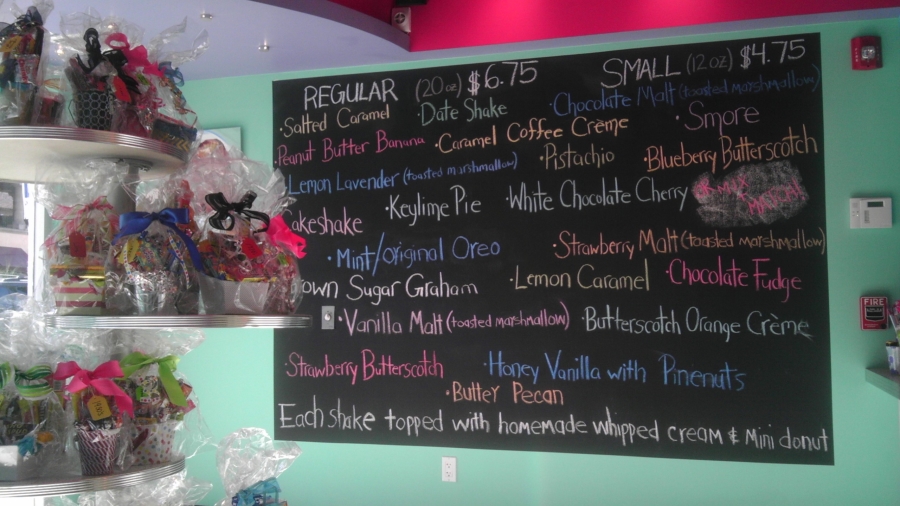 Great Shakes Menu