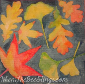 Watercolor Leaves